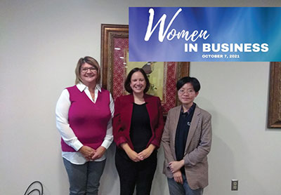 Lori Hebert, Jackie Hallock, and Ha Nguyen